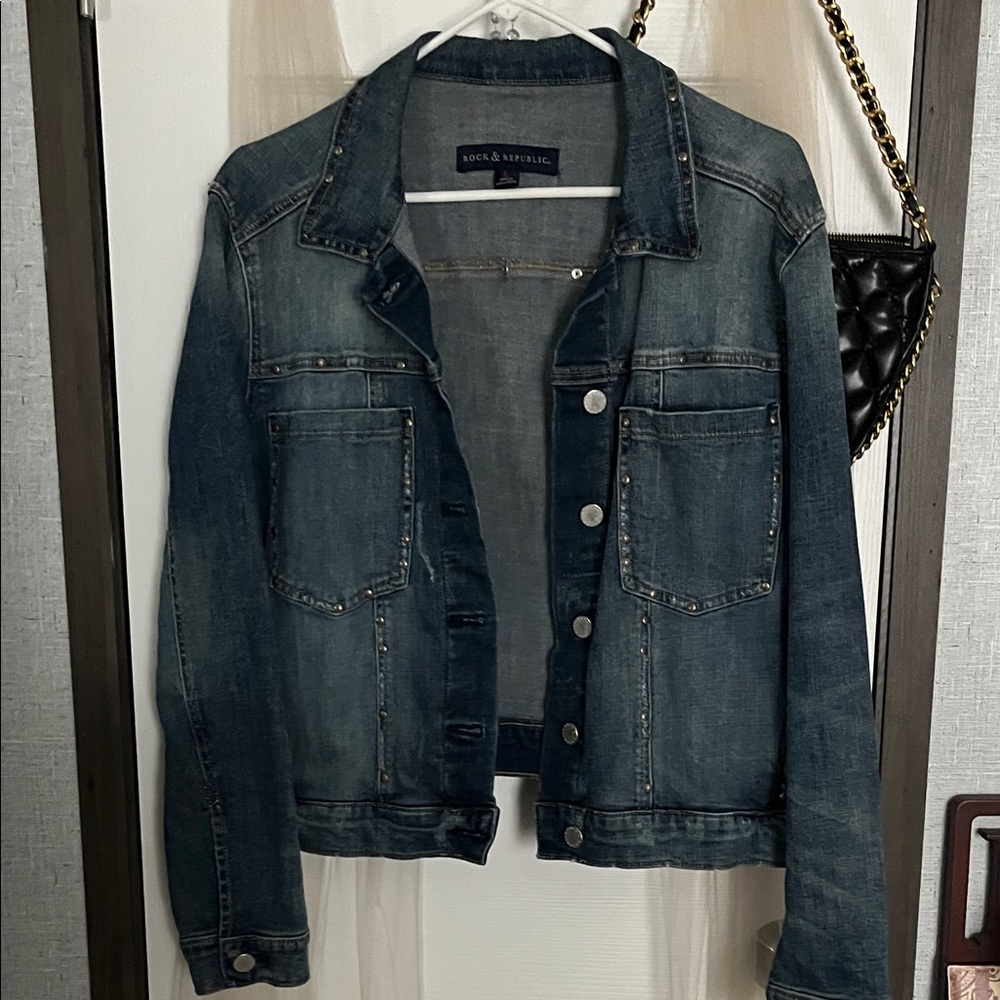 Rock & Republic Blue Denim Jacket